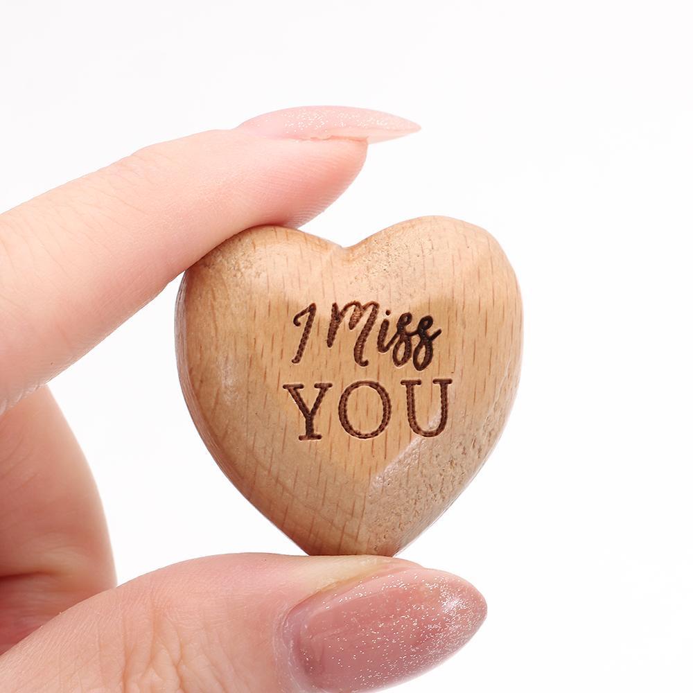 Hộp Quà Tặng Bằng Gỗ Hình Trái Tim Token Sáng Tạo Dành Cho Ngày Valentine