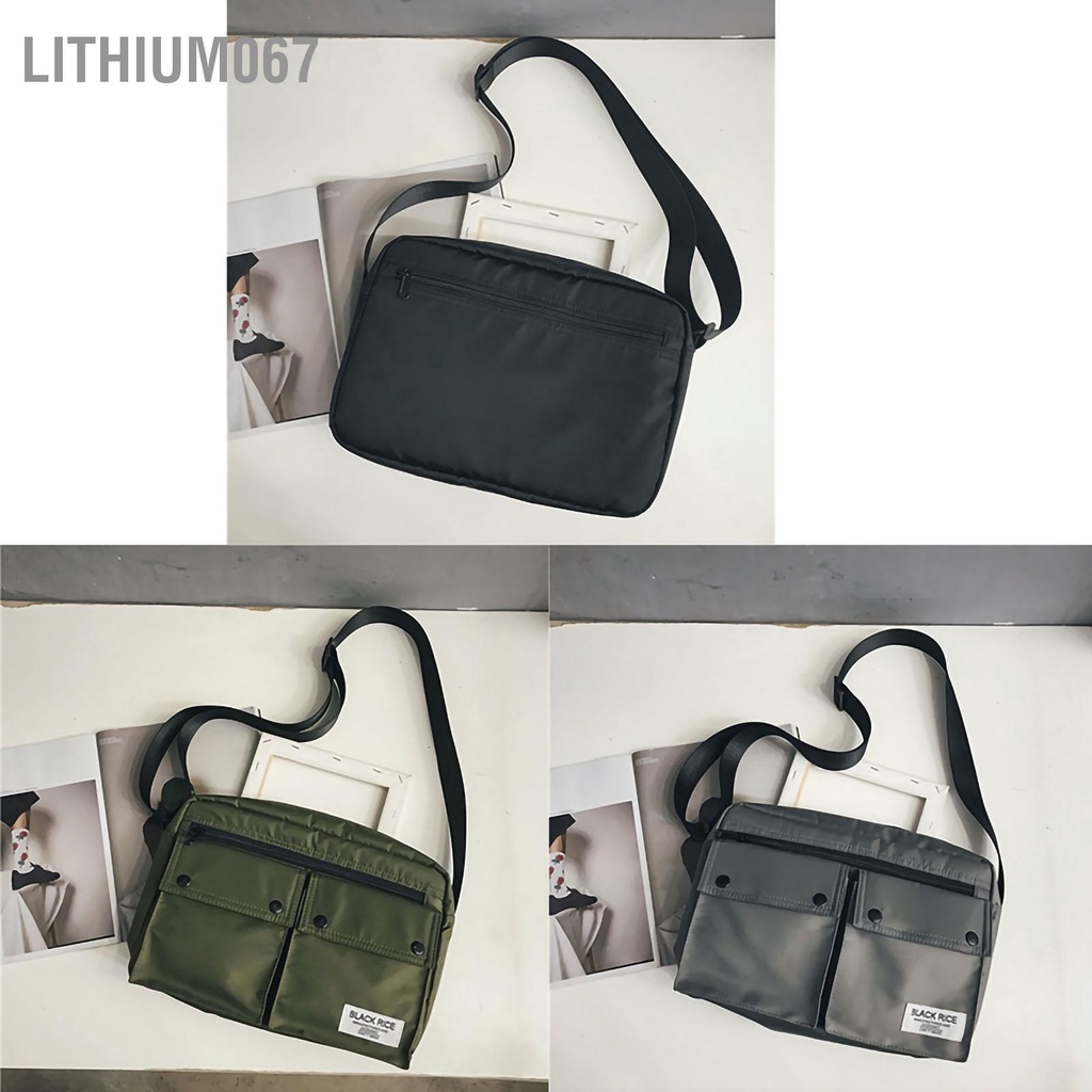 Lithium067 Túi Thời Trang Phong Cách Retro Xu Hướng Hip Hop Tất Cả Các Trận Đấu Sứ Giả Nylon Quà Tặng Cho Nam Nữ