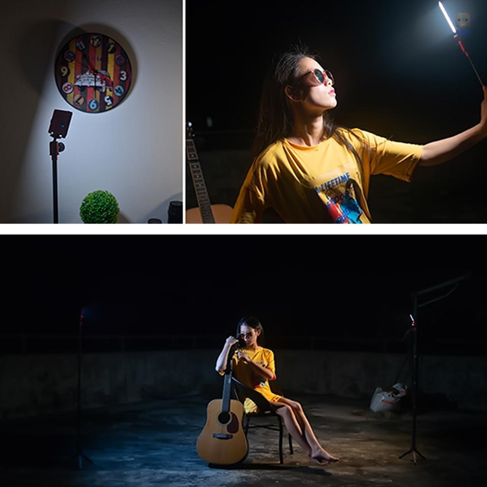 Andoer Đèn LED 2800mAh Có Lỗ Vít 1 / 4 Inch 3500K-5700K 96 Bóng Cho Máy Ảnh DSLR