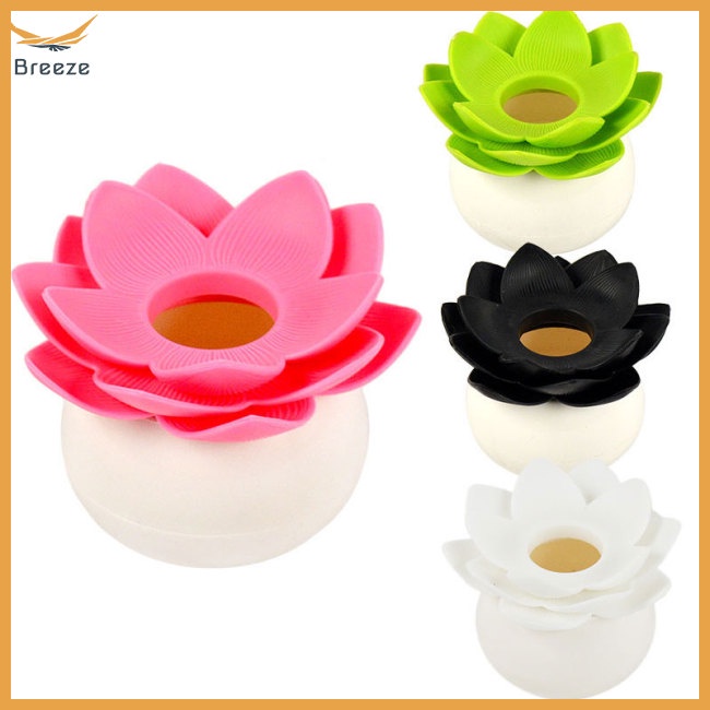 Hộp Đựng Tăm Bông / Bông Tăm Hình Hoa Sen Nhỏ Q-tips Sắp Xếp Gọn Gàng Cho Phòng Tắm Vanity 3 Màu
