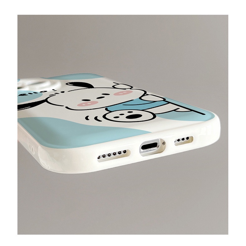 Ốp Điện Thoại Hình Pochacco Cho OPPO R15 R17 RENO 3 4 5 6 7 8 F9 PRO A5 A3S A7X A8 A31 A9 2020 A15 A15S A96 Realme gt 5G