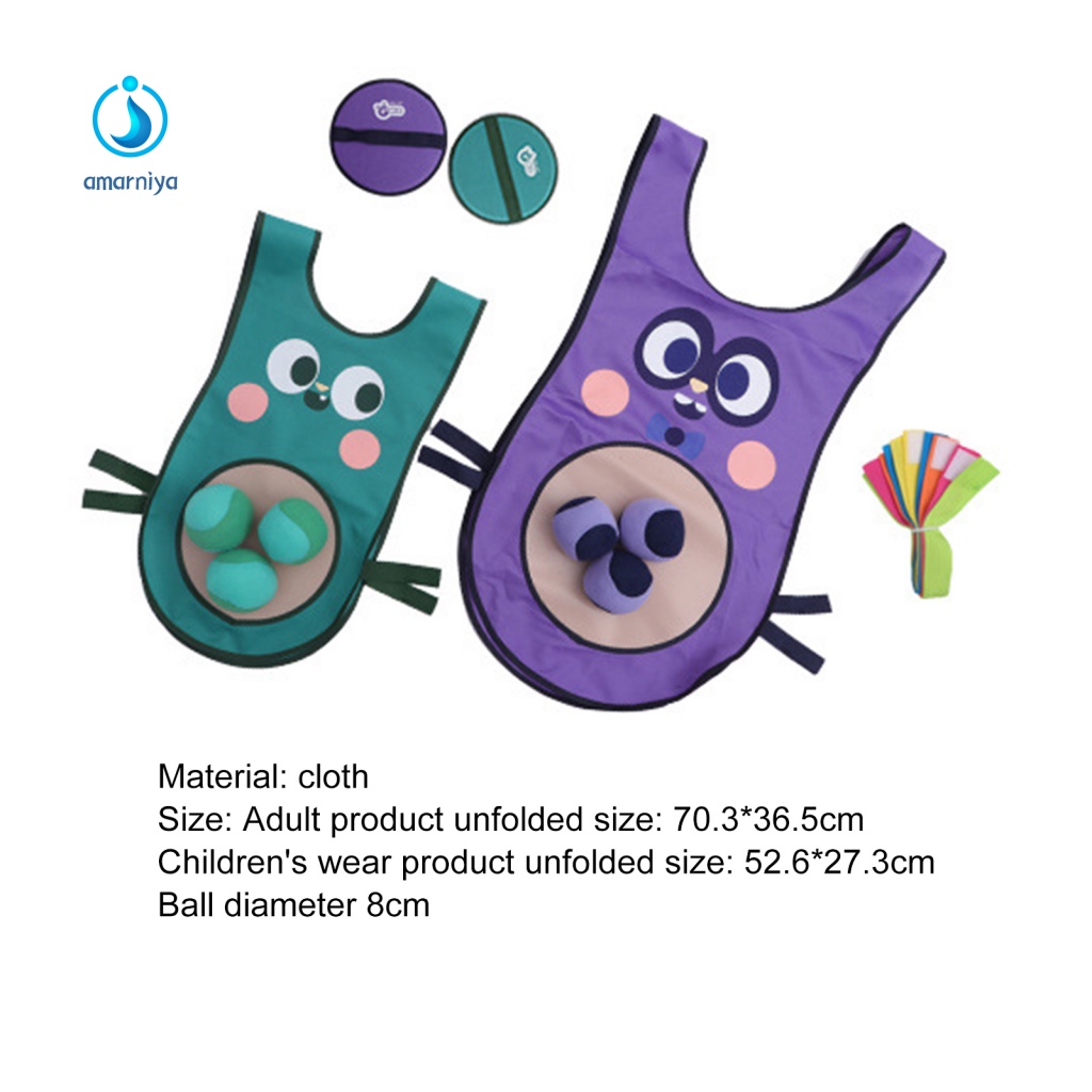 1 Bộ Đồ Chơi Ném Bóng Dính Vui Nhộn Cho Bé