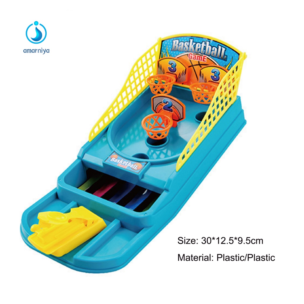 1 Bộ Đồ Chơi Bóng Rổ Bằng Ngón Tay Cho Trẻ Em