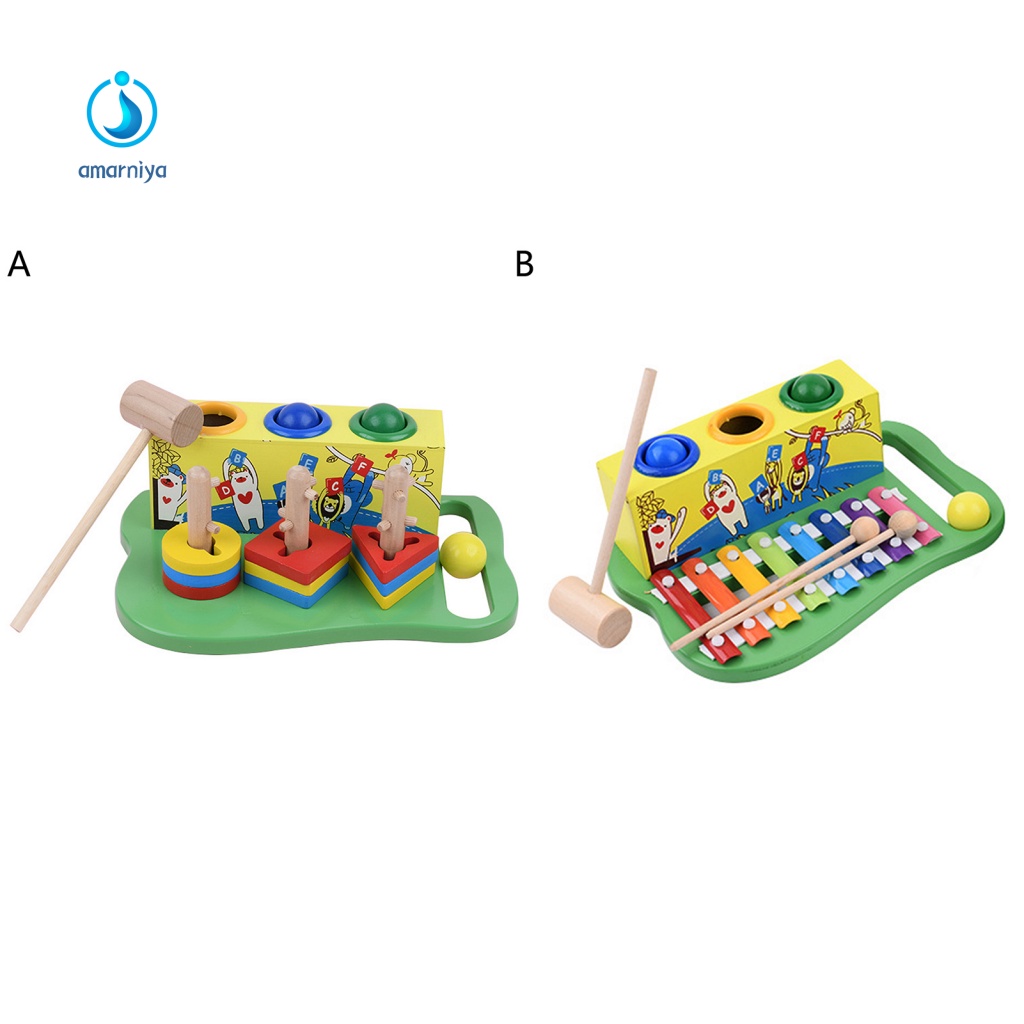 1 Bộ Mộc Cầm Xylophone Bằng Gỗ Cho Trẻ Mẫu Giáo