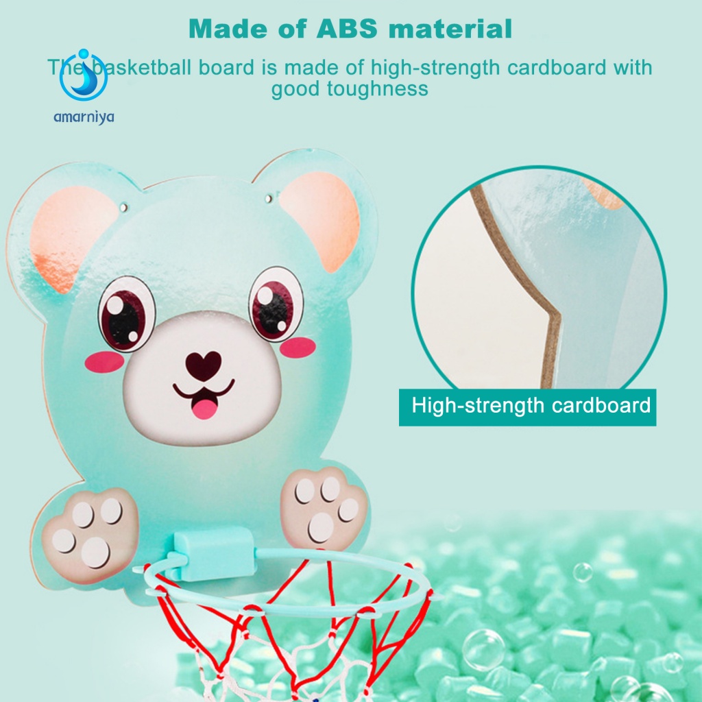 Bộ Bảng Bóng Rổ Hoạt Hình Dành Cho Trẻ Em