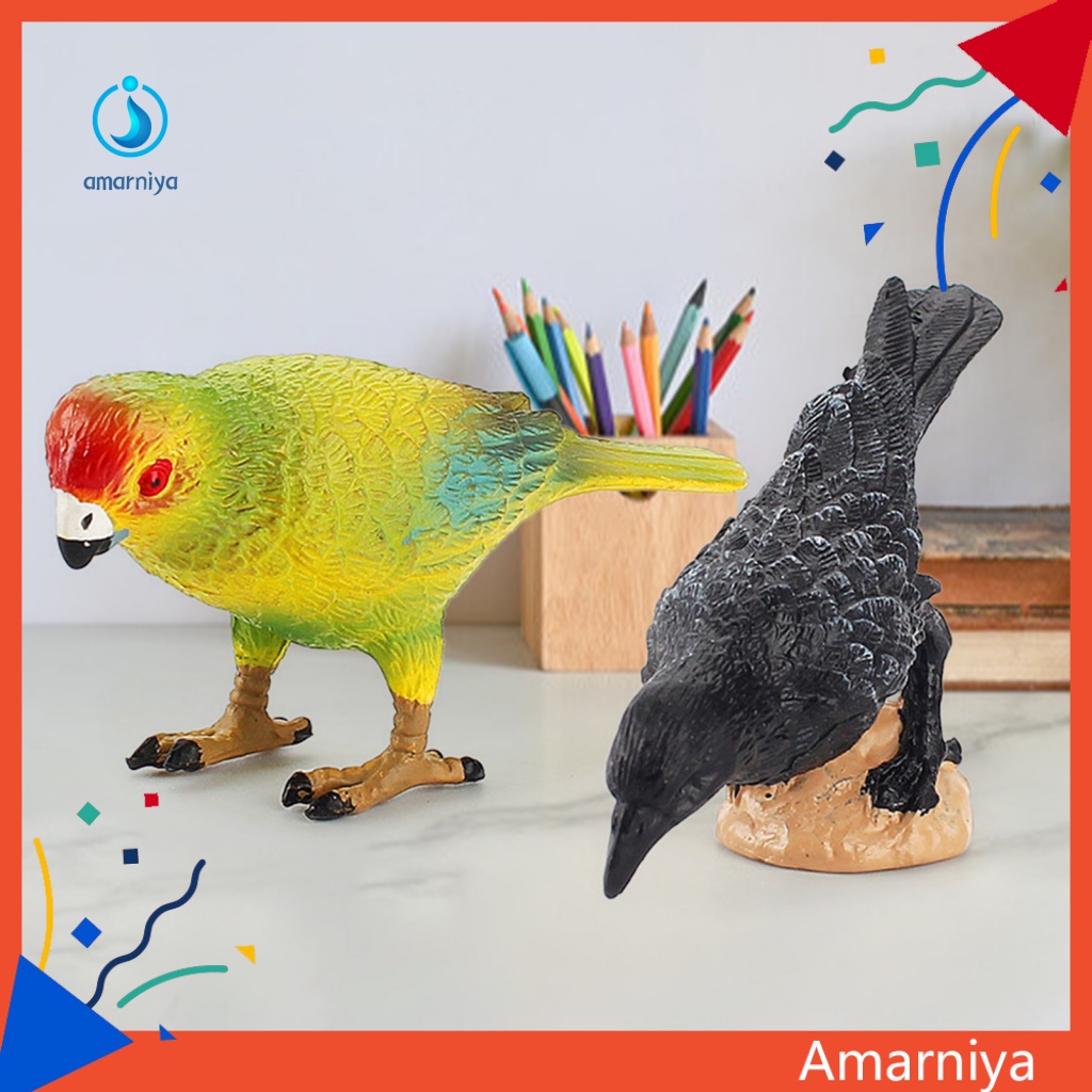 Mô Hình Chú Vẹt Bằng PVC Trọng Lượng Nhẹ Trang Trí