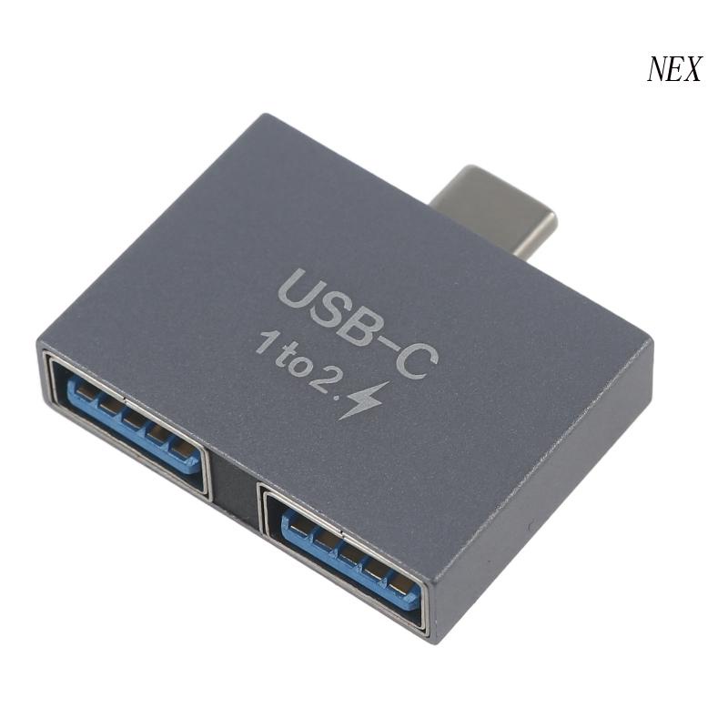 Bộ Chia Cổng USB 3.0 Type C Sang 2 Cổng USB 3.0 10Gbps Chất Lượng Cao