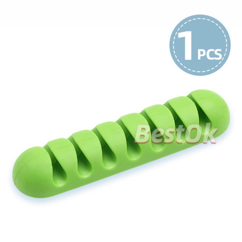 1 Giá Đỡ Tai Nghe Quấn Dây Cáp SB Bằng Silicon