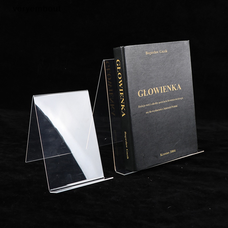 Giá Đỡ Trưng Bày Sách Bằng Acrylic Tiện Dụng