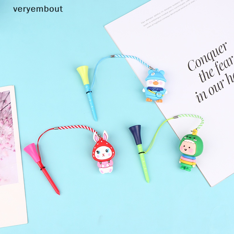 1 Giá Đỡ Bóng Golf Bằng Cao Su PVC Handmade Họa Tiết Hoạt Hình