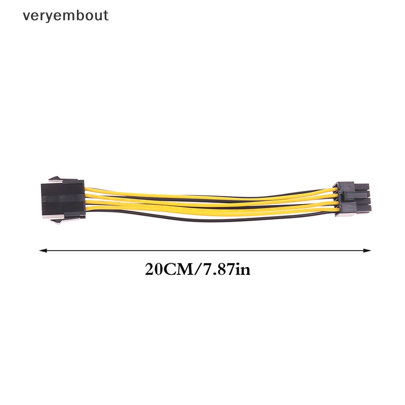 Dây Cáp Thẻ Đồ Họa Chuyển Đổi PCI-E CPU EPS 8 Pin Sang Dual 8P