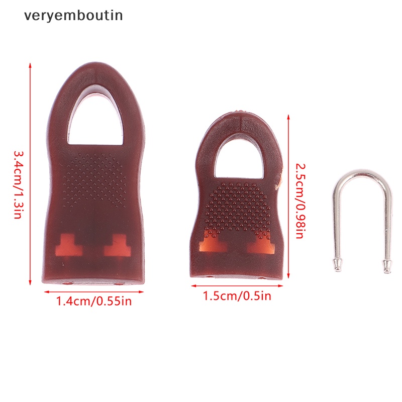 Set 5 Dây Khóa Kéo Có Thể Tháo Rời Chuyên Dụng Cho Túi Xách / Giày Bốt / Áo Khoác / Giày Bốt