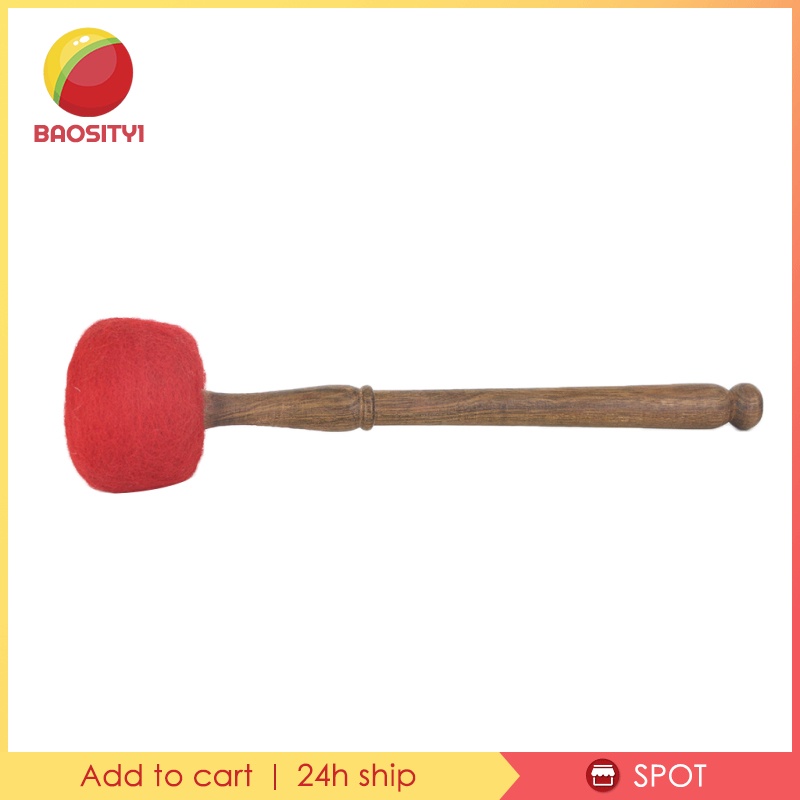 [Baosity 1] Búa Gõ Phật Giáo Bằng Vải Nỉ Màu Đỏ