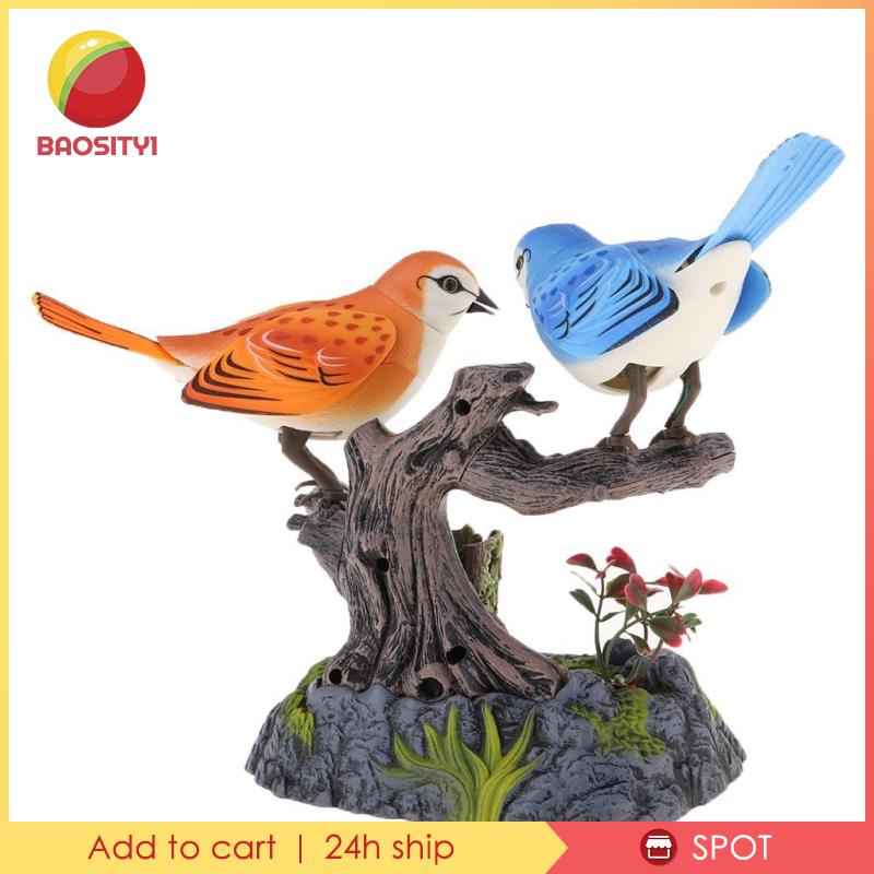 [Baosity1] Đồ Chơi Chim Điện Tử Điều Khiển Bằng Giọng Nói Sống Động Kèm Giá Đỡ Bút Cho Bé