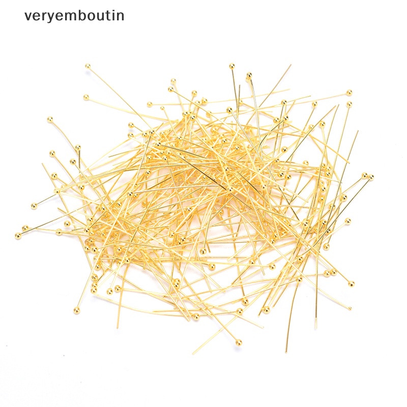 Bộ 200 Ghim Đầu Bi Làm Bông Tai DIY