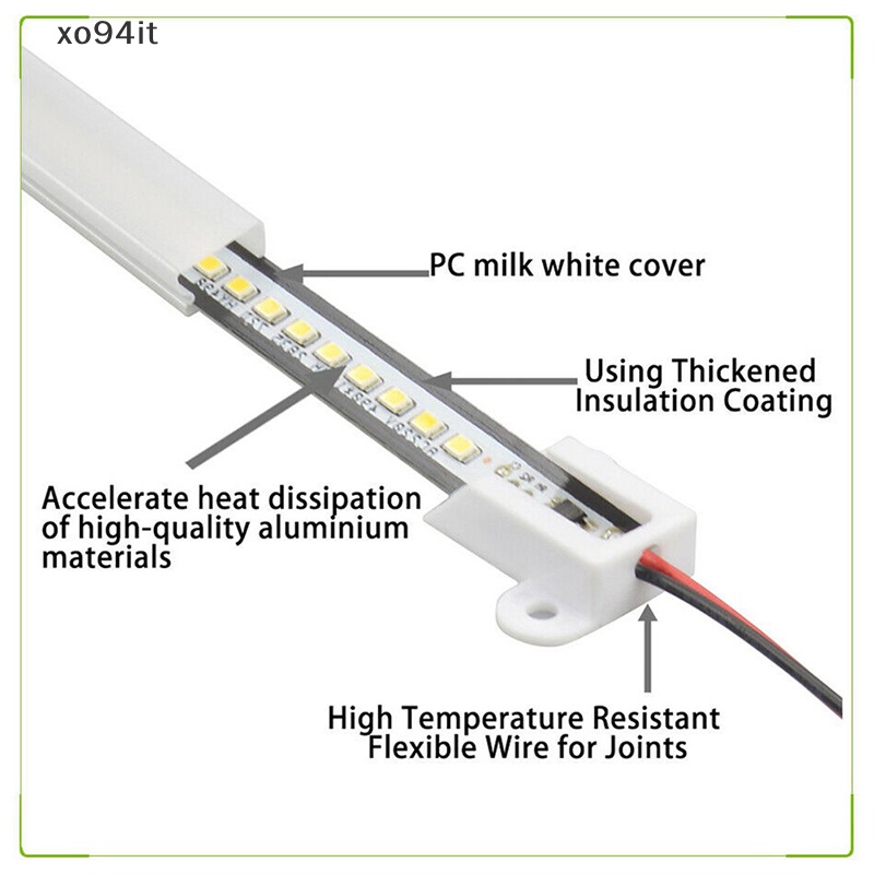 Thanh Đèn LED 72 Bóng 2835 30cm 40cm Xt AC220V Tiết Kiệm Điện