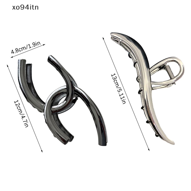 1 Kẹp Tóc Kim Loại Hình Cá Mập Cho Nữ