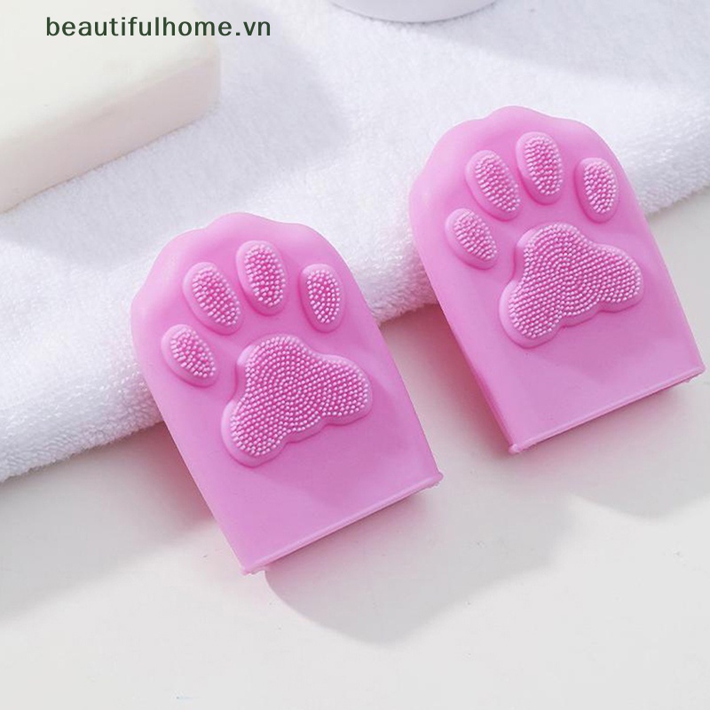 1 Bàn Chải Silicone Rửa Mặt Massage Mềm Mại Tiện Dụng