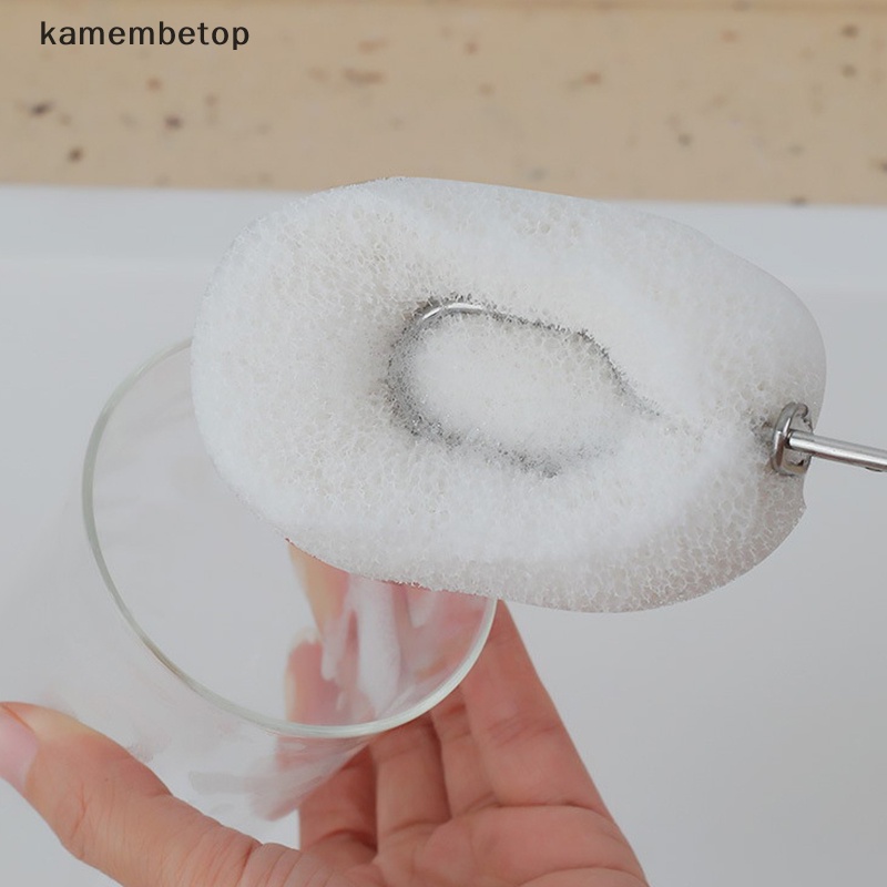 Cọ Rửa Ly Tay Cầm Dài Bằng Bọt Biển Tiện Dụng Cho Nhà Bếp