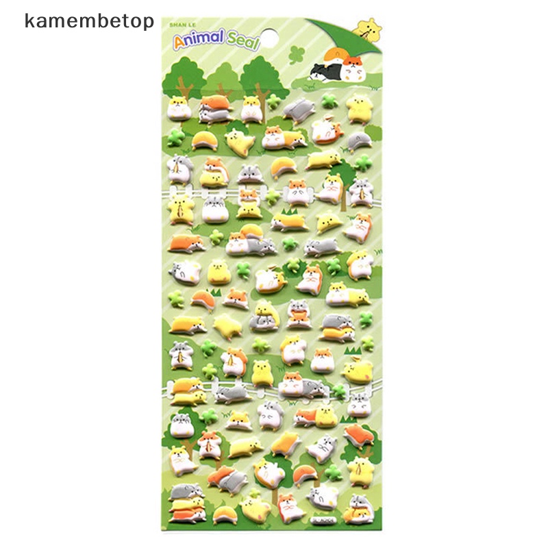 Sticker Dán Trang Trí Nhật Ký Hình Chim Cánh Cụt Gấu Trúc Đáng Yêu