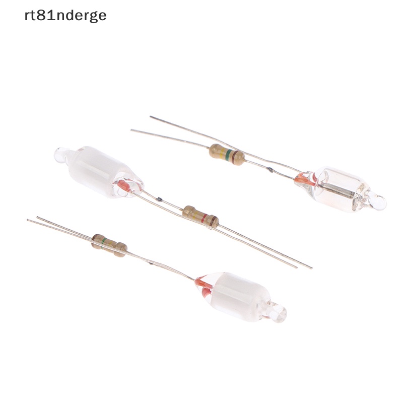 Set 10 Bóng Đèn Neon Mini 6 * 13mm Kèm Điện Trở 220V