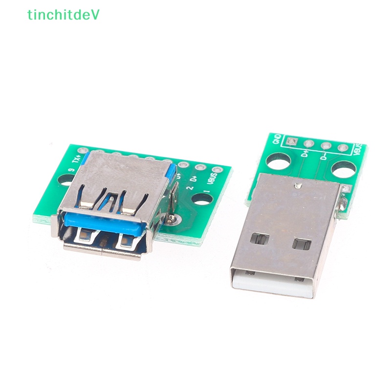 Bộ 5 USB 2.0 3.0 Chuyển Đổi Đầu Cắm B Sang Ổ Cắm 2.54mm DIP PCB