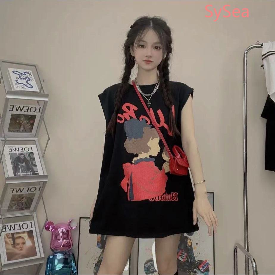 Áo Sát Nách Cổ Tròn Thời Trang Mùa Hè Hàn Quốc Cho Nữ