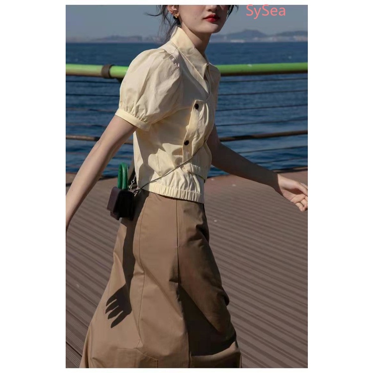 Áo Kiểu Tay Phồng Thiết Kế Độc Đáo Thời Trang Xinh Xắn Cho Nữ