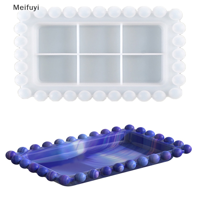 Khuôn Silicone Hình Chữ Nhật Lớn Dùng Làm Khay Trà / Trái Cây