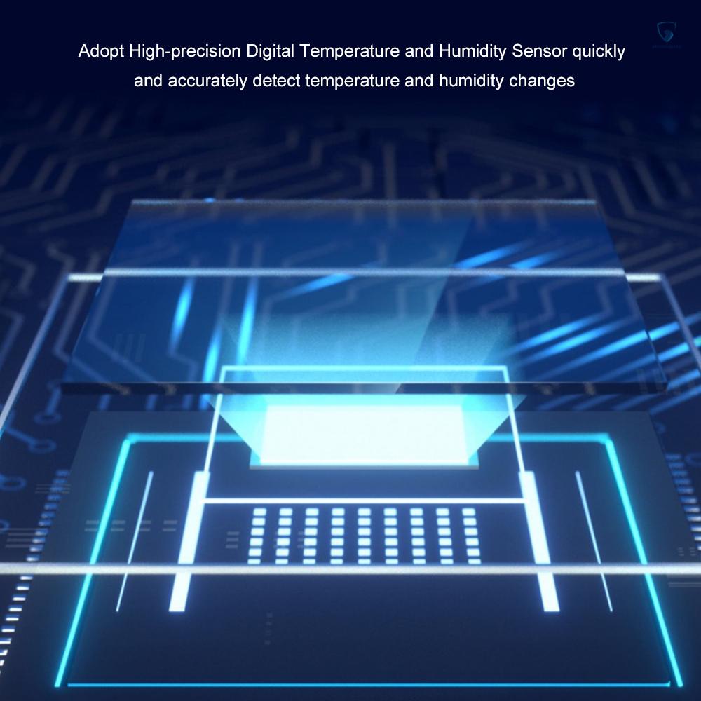 Đồng Hồ Đo Nhiệt Độ / Độ Ẩm Mini Màn Hình LCD Kỹ Thuật Số