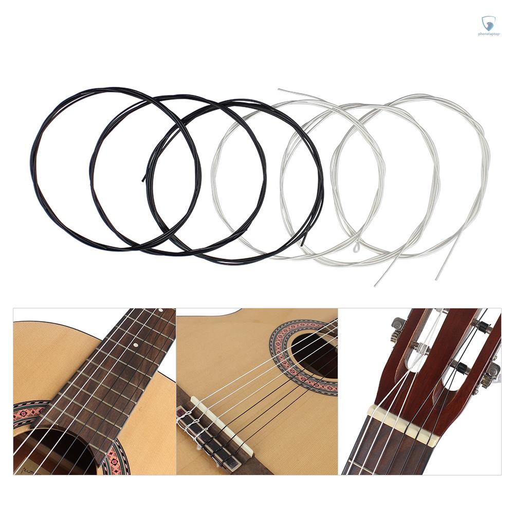 Bộ 6 Dây Đàn Guitar Cổ Điển (. 028-.043) Bằng Nylon Hai Màu