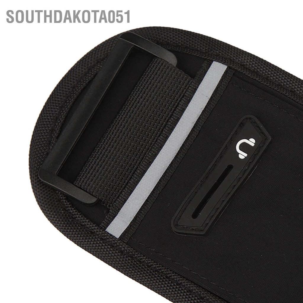 Southdakota051 Đai chạy bộ Nhiều túi Túi đeo thắt lưng 60‑85cm Có thể điều chỉnh Thoải mái khi sử dụng ngoài trời