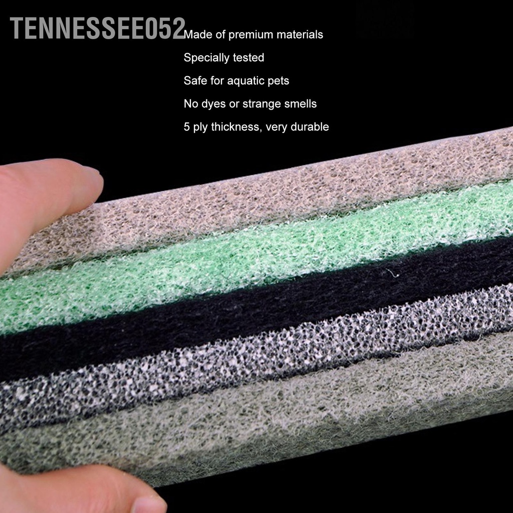 Tennessee052 Hồ Cá Lọc Phương Tiện Truyền Thông Chuyên Nghiệp 5 Trong 1 Đa Lớp Hiệu Quả An Toàn Bông Cho Bể