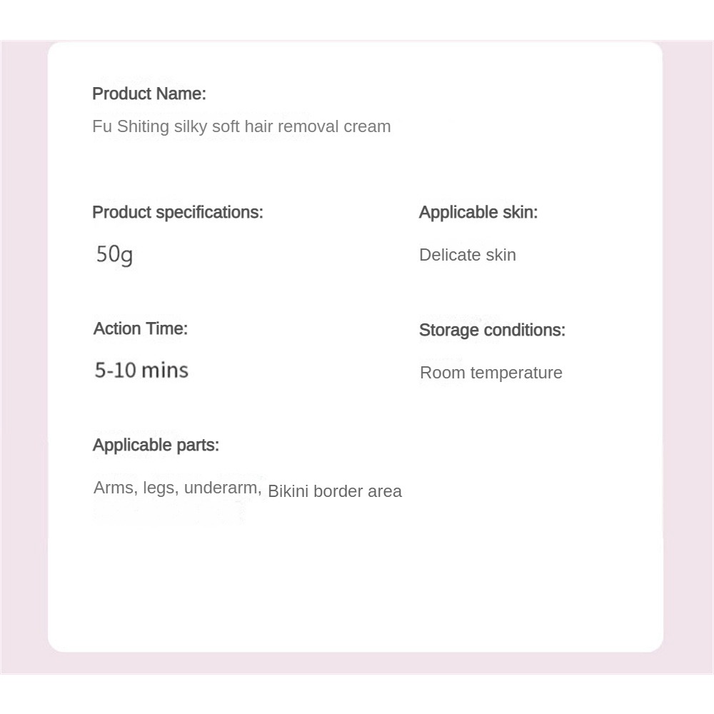 Kem làm rụng lông Nhẹ nhàng Không gây kích ứng Nuôi dưỡng Giữ ẩm cho da Loại bỏ lông nách Lông chân Lông tay Kem làm rụng lông cho Nam Nữ JULYSTAR