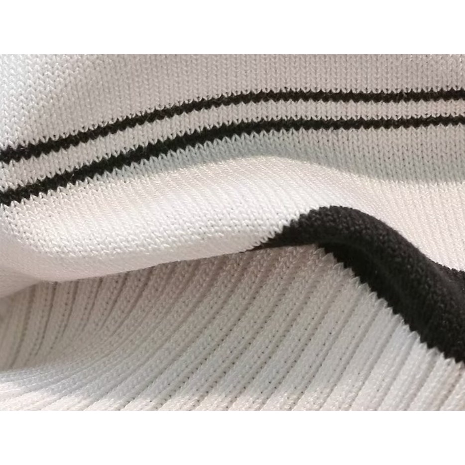 Áo Thun Nam Tay Ngắn Họa Tiết Sọc Ngang Phong Cách Hàn Quốc