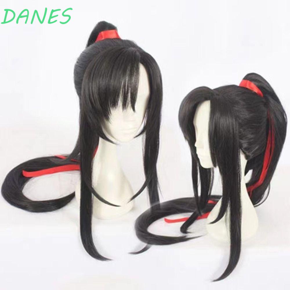 Tóc Giả Thẳng Dài Màu Đen Hóa Trang Nhân Vật Daanes Wei Wuxian