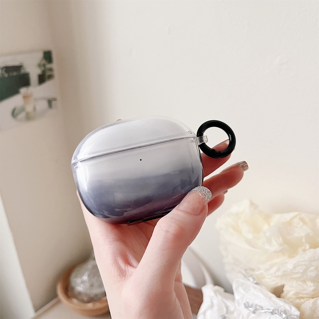 Vỏ Bảo Vệ Hộp Sạc Tai Nghe Không Dây Xiaomi buds3 TWS Bằng Silicon TPU Mềm Trong Suốt Chống Sốc Chống Rơi Kèm Móc