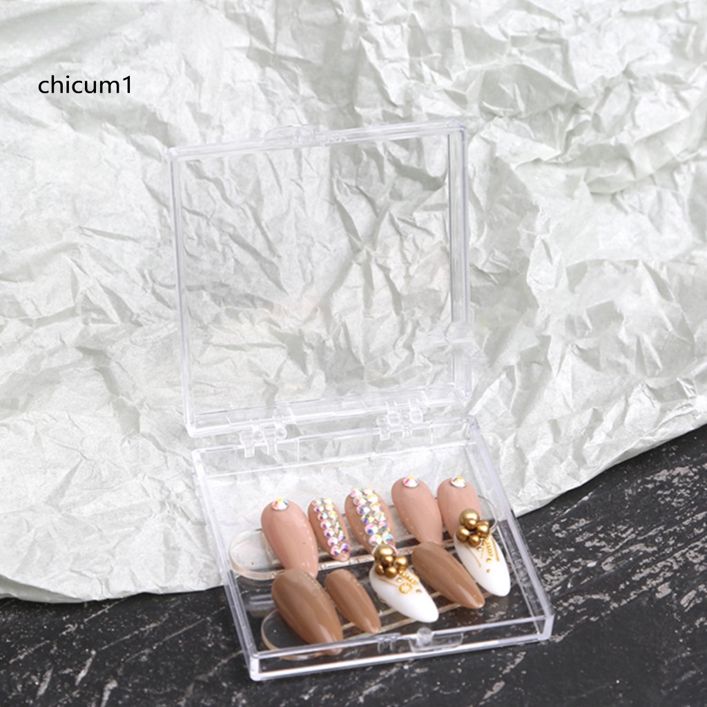 Hộp Đựng Dụng Cụ Làm Móng Nghệ Thuật Tái Sử Dụng Tiện Lợi