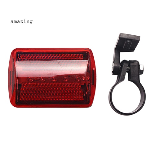 Đèn LED Cảnh Báo An Toàn 5 Chế Độ 7 Chế Độ Gắn Đuôi Xe Đạp