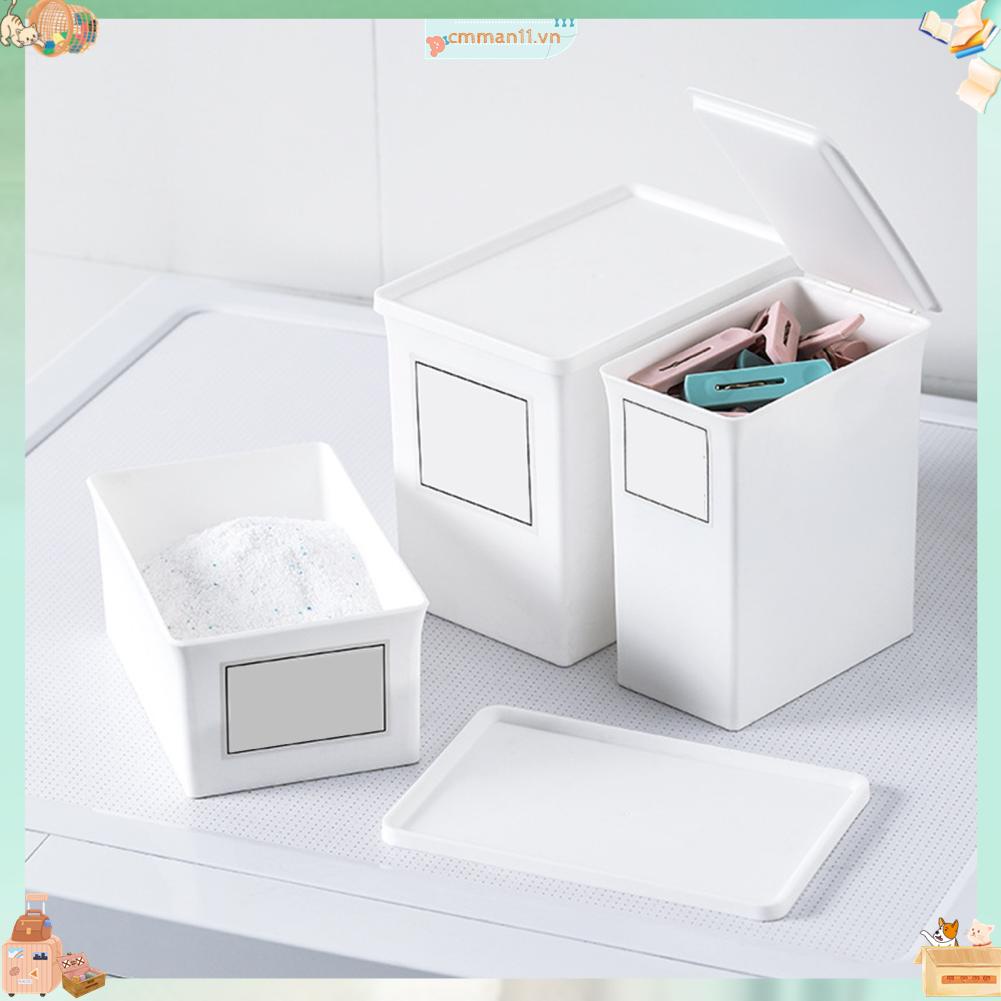 Keep order Hộp Đựng Bột Giặt Hộ Gia Đình Hạt Chống Bụi Bảo Quản Có Nắp cmman11.vn