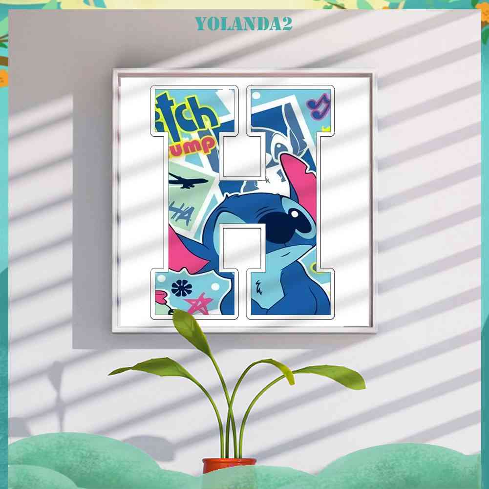 Tranh Đính Đá Kim Cương Toàn Bộ 5D DIY Hình Chữ Cái