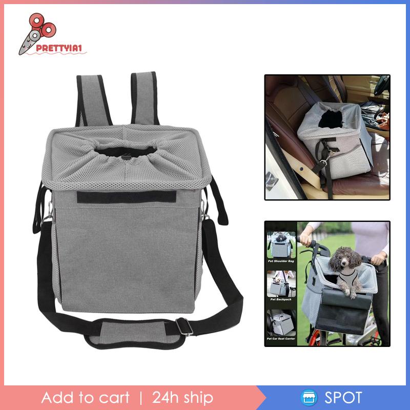 [Prettyia1] Giỏ Xe Đạp Đựng Thú Cưng Mềm Mại Tiện Dụng