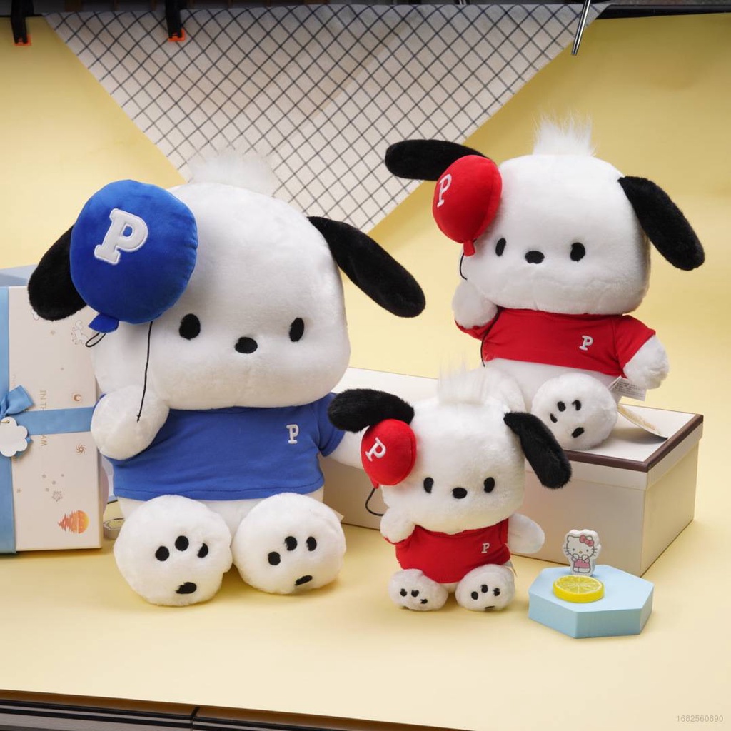 Thú Nhồi Bông Hình Sanrio Pachacco SY2 Màu Đỏ / Xanh Dương Cho Bé YS2