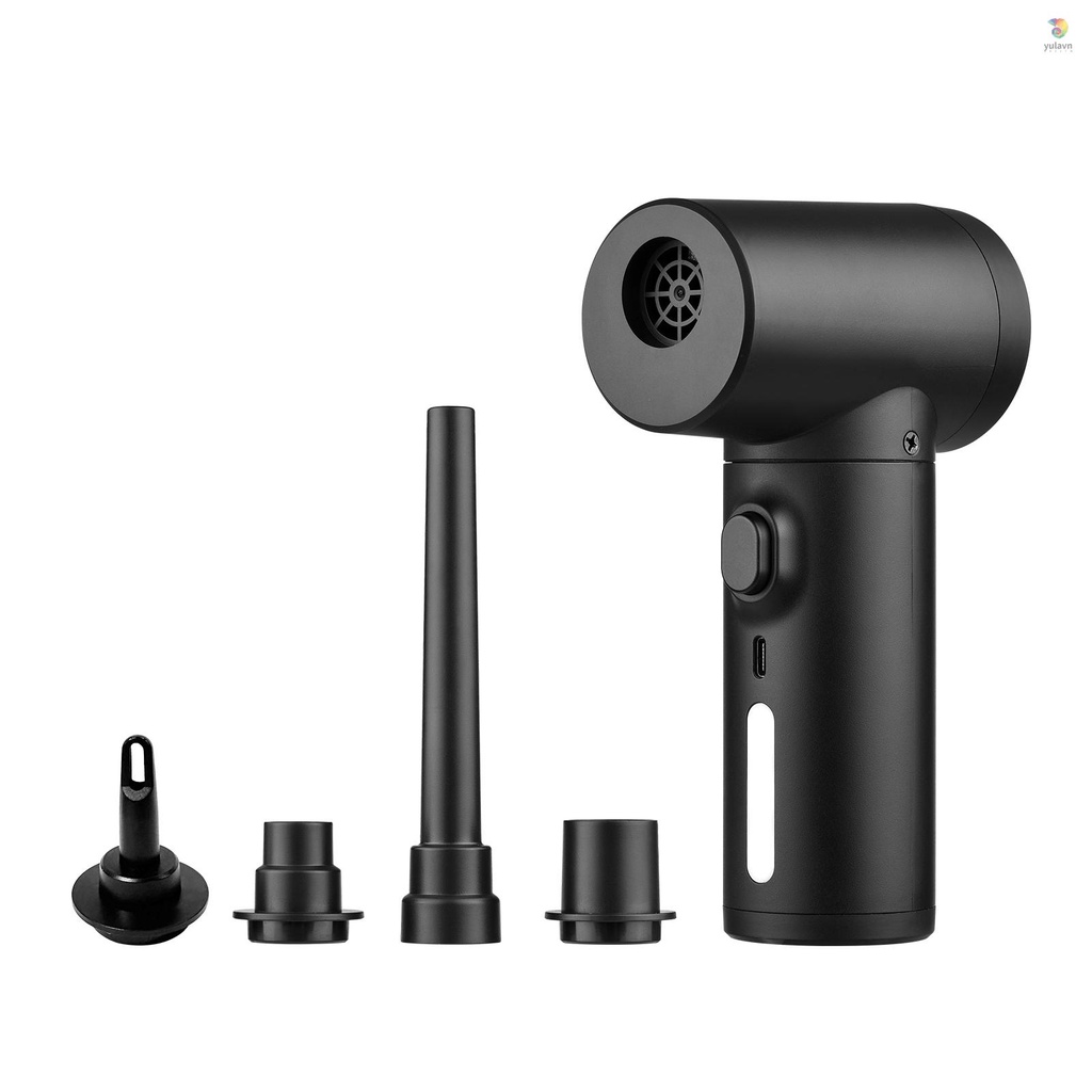 Máy Thổi Bụi Không Dây Đa Năng 2 Trong 1 Có Đèn LED Sạc Lại 50000RPM 100W