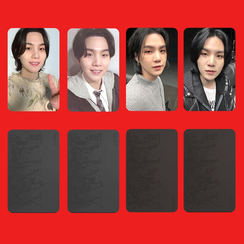 Bộ Sưu Tập Ảnh LOMO CARD Ngẫu Nhiên Hình Nhóm Nhạc BTS SUGA Thẻ
