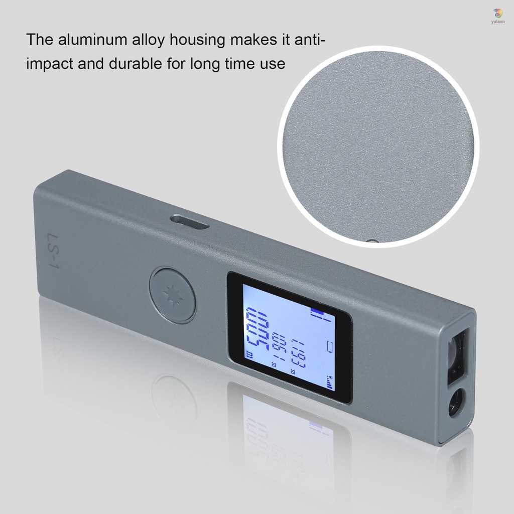 Máy Đo Khoảng Cách Kỹ Thuật Số Bằng Laser Cầm Tay 25m Có Màn Hình LCD