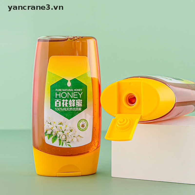 Bình Đựng Mật Ong Bằng Nhựa Trong Suốt 500g Nhỏ Gọn yancrane3.vn