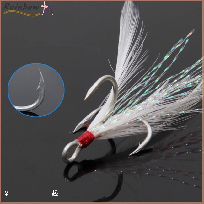 [COD] 2 / 4 / 6 / 8 / 10# Mồi Giả Nhử Cá Bằng Nhựa Có Móc Câu Tiện Lợi