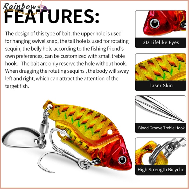 Mồi Câu Cá Giả Bằng Kim Loại 9g / 12g