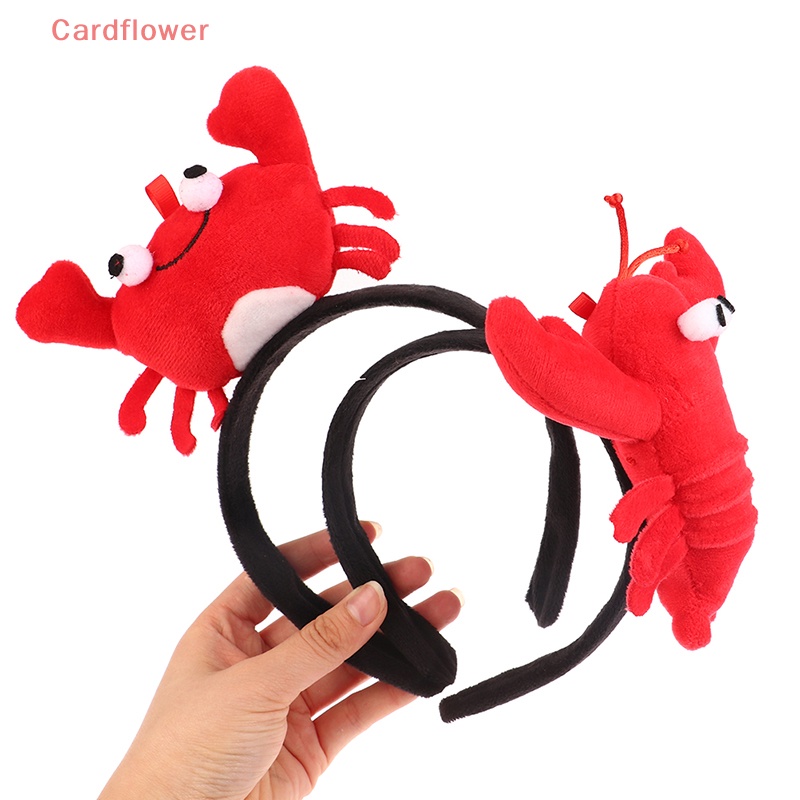 Băng Đô Cài Tóc Bằng Vải Bông Hình Cua Biển Dễ Thương Sáng Tạo < Cardflower >